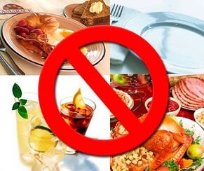 Compliance with a diet as a way to treat prostatitis to men