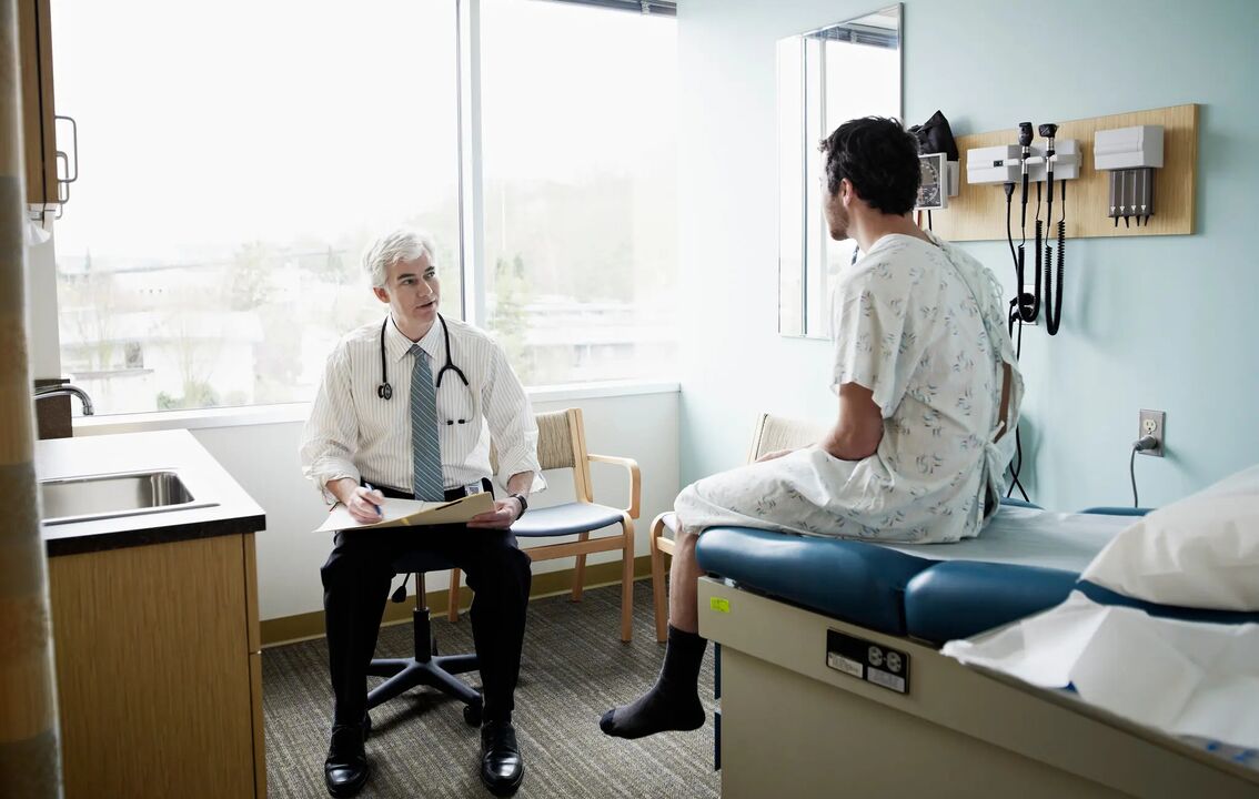 To identify prostatitis, it is very important for a man to undergo a thorough examination by a doctor.